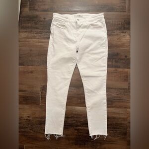 Joe's Jeans White Skinny Jeans Sleek Design